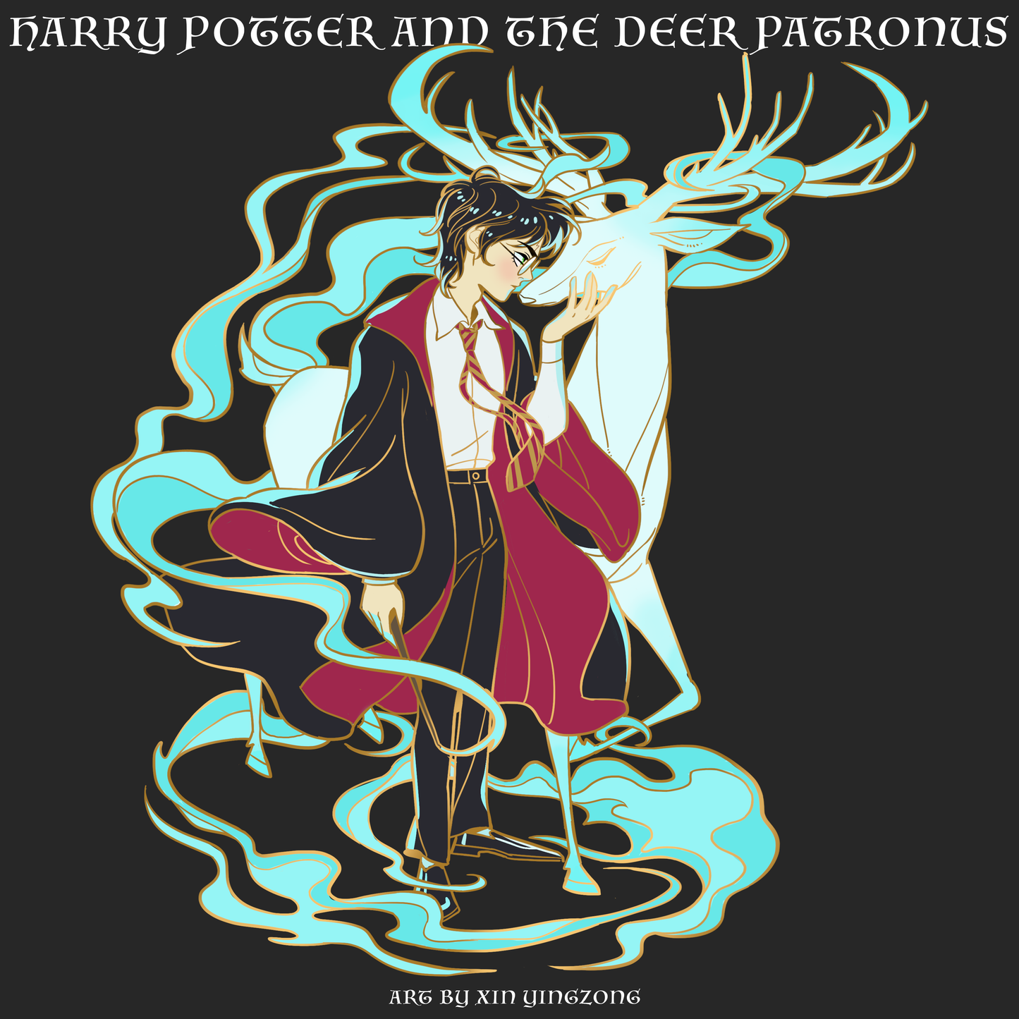 *PRE-SALE* "Harry Potter and the Deer Patronus" enamel pin 2 variants