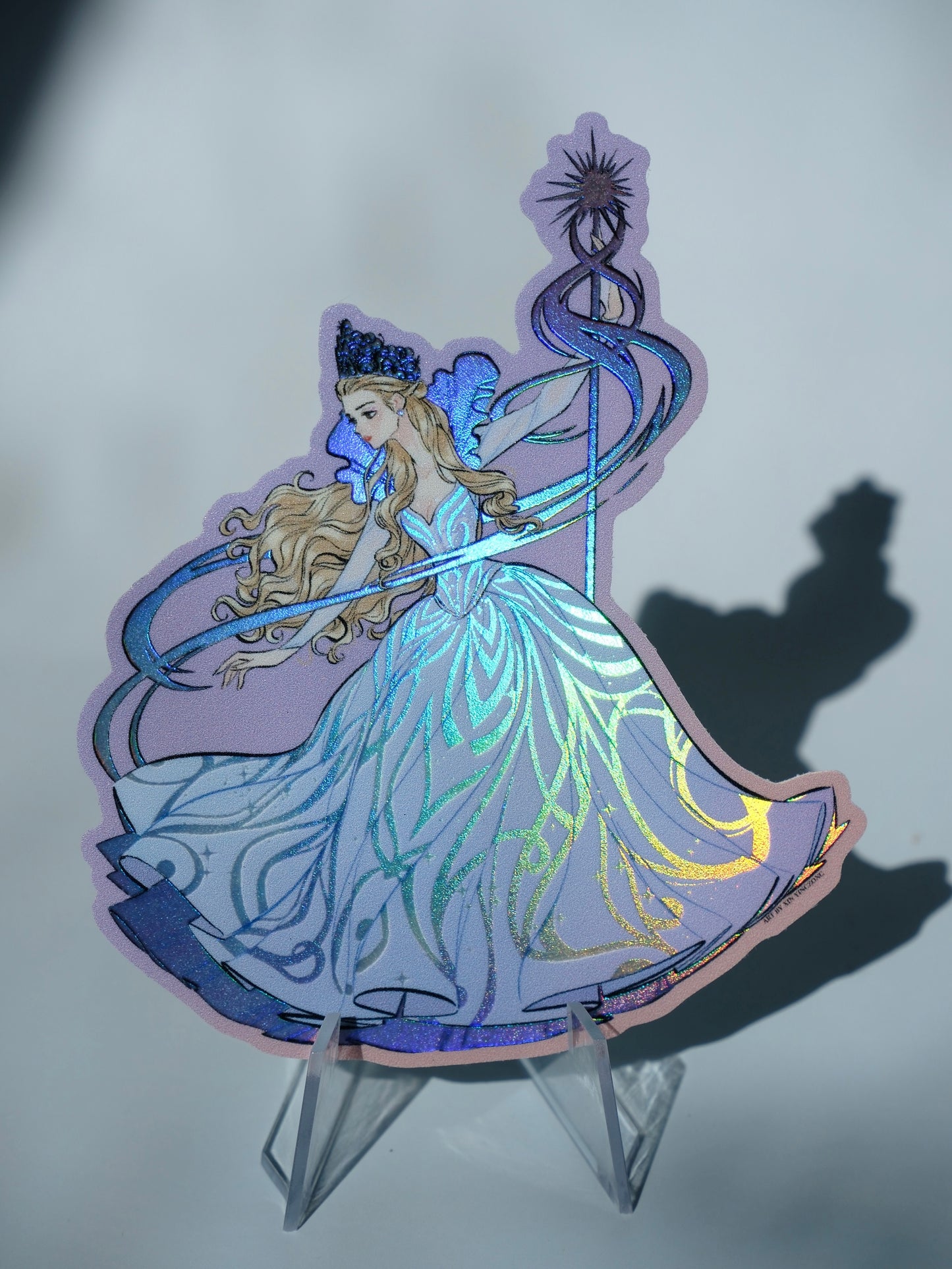 Wicked 2 Glinda holographic sticker