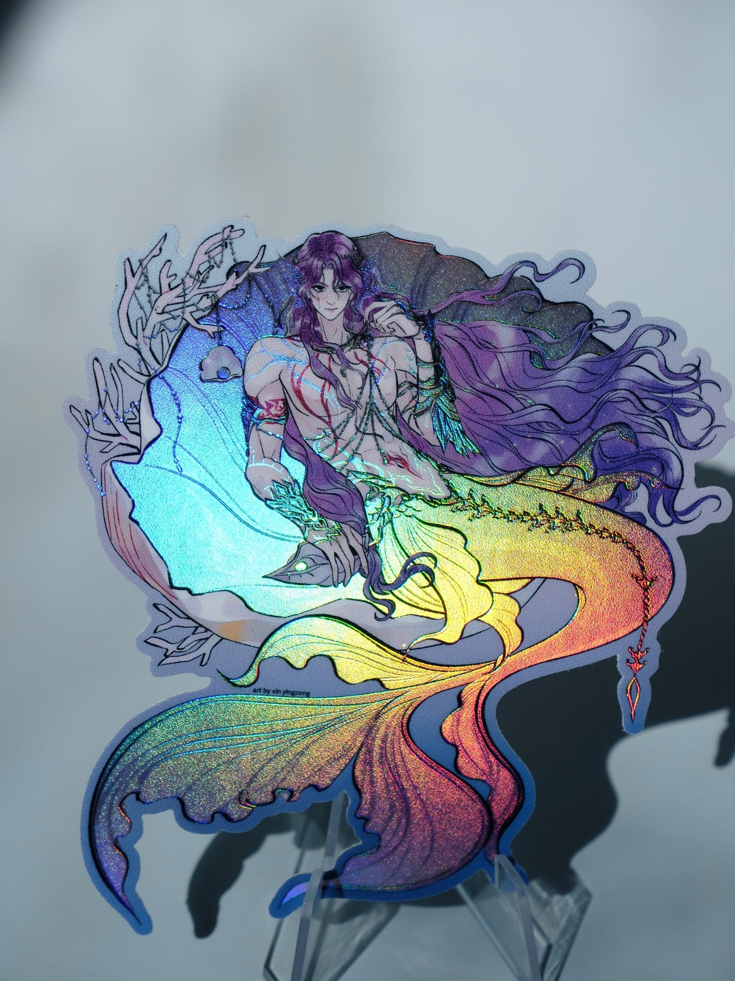 LADS holographic sticker: Sea God Rafayel