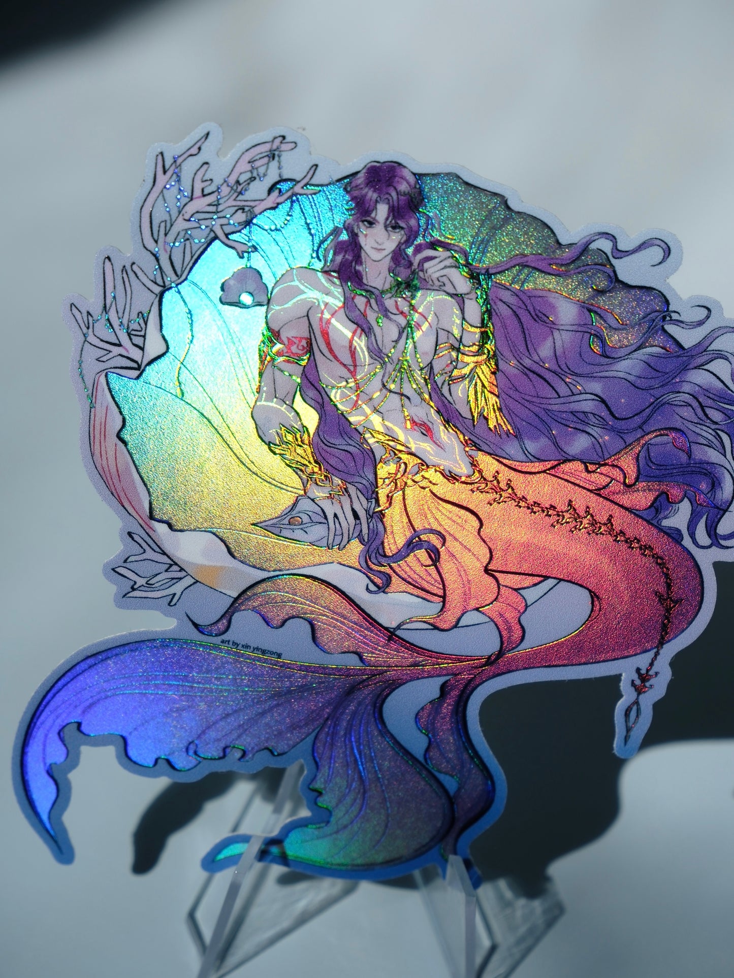 LADS holographic sticker: Sea God Rafayel