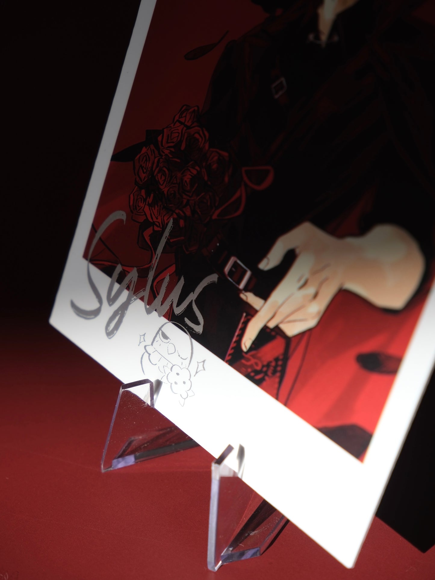 LADS polaroid photocard - Black Card Sylus