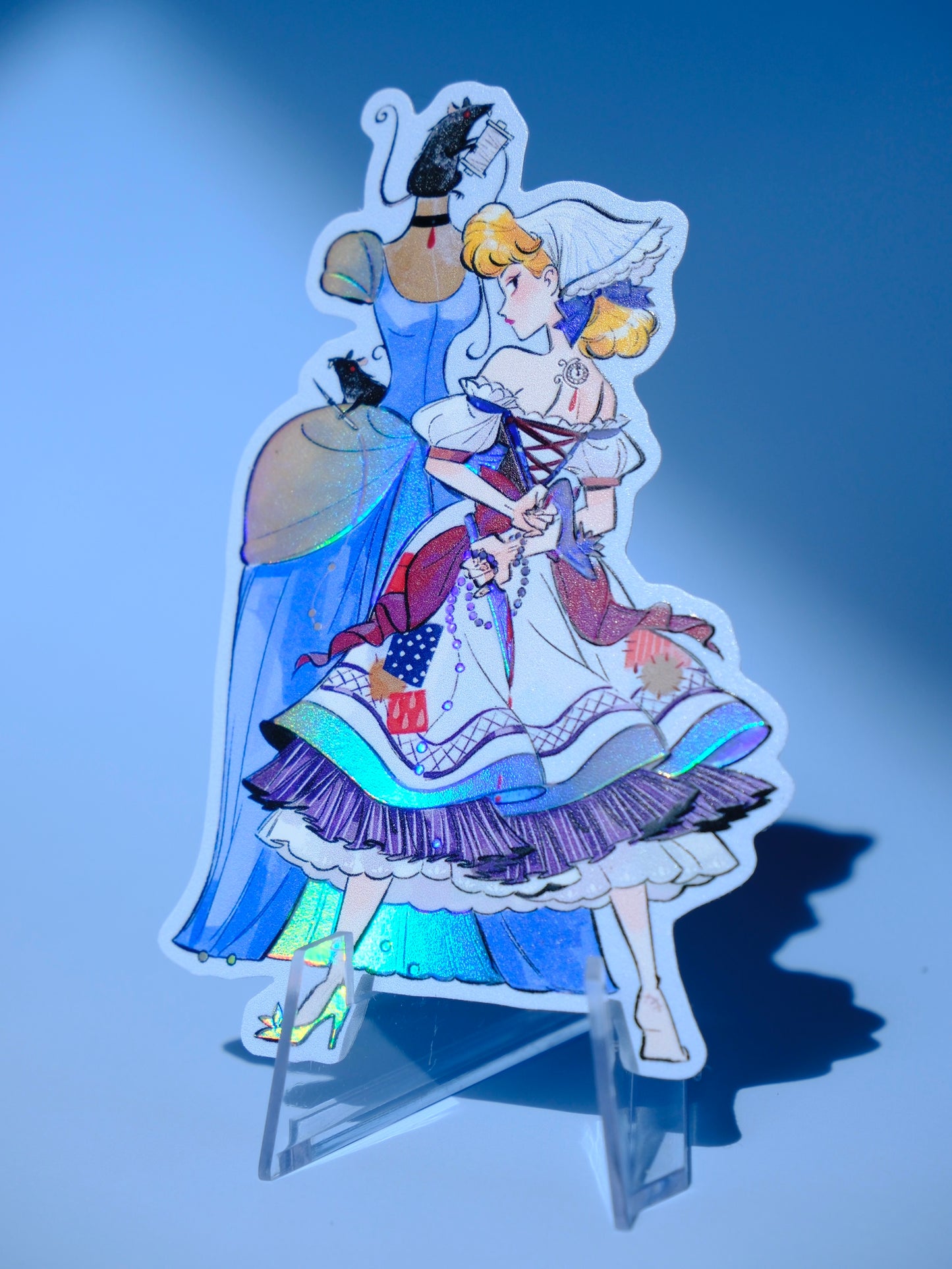 Bad Girls Club holographic sticker: Assasinderella