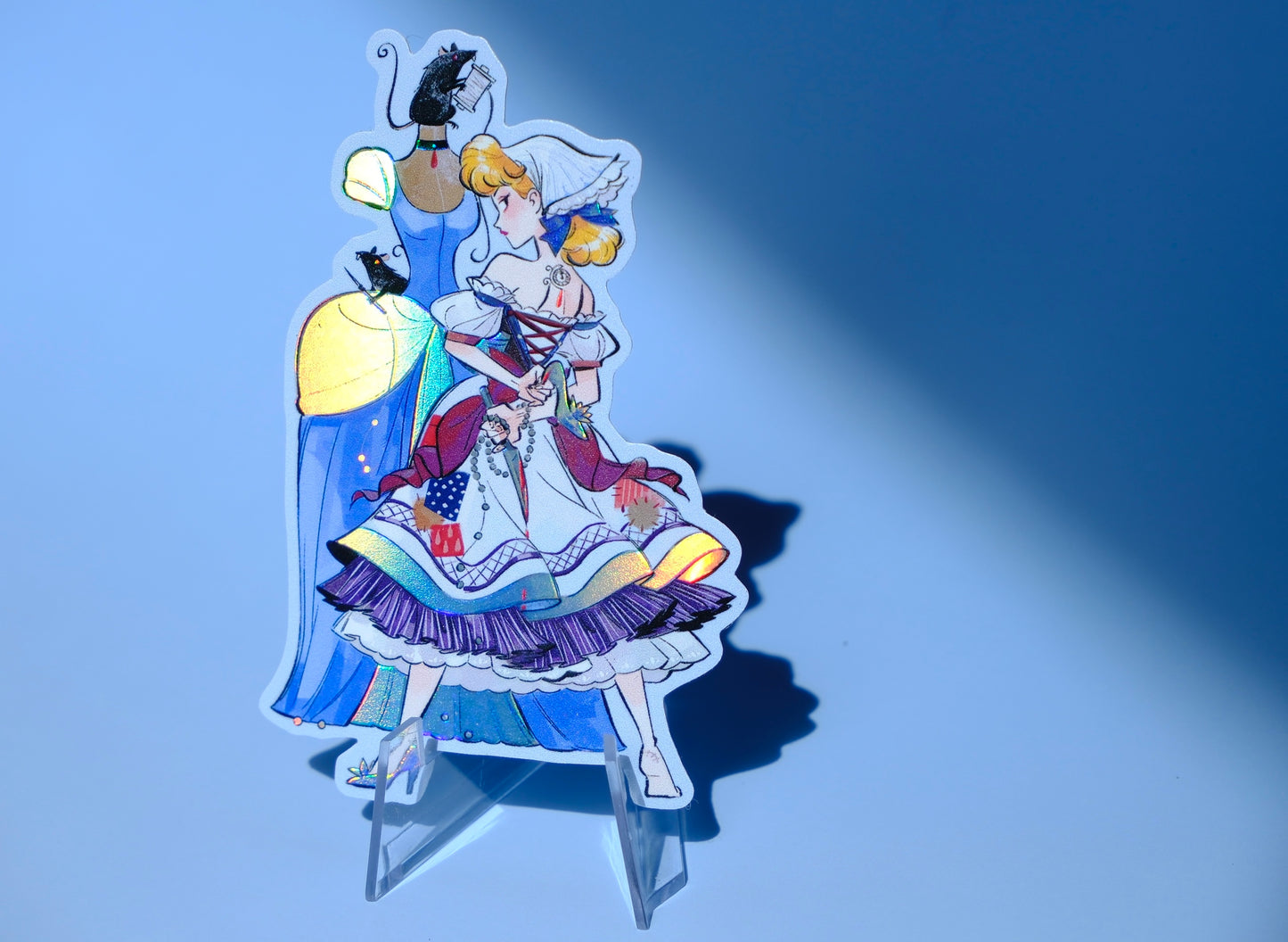 Bad Girls Club holographic sticker: Assasinderella