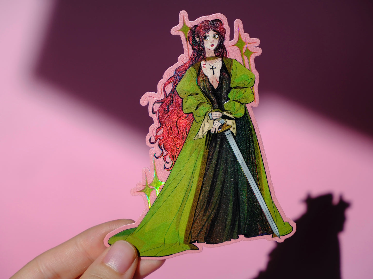 Singer Series holographic sticker: Chappell Roan - Red Carpet