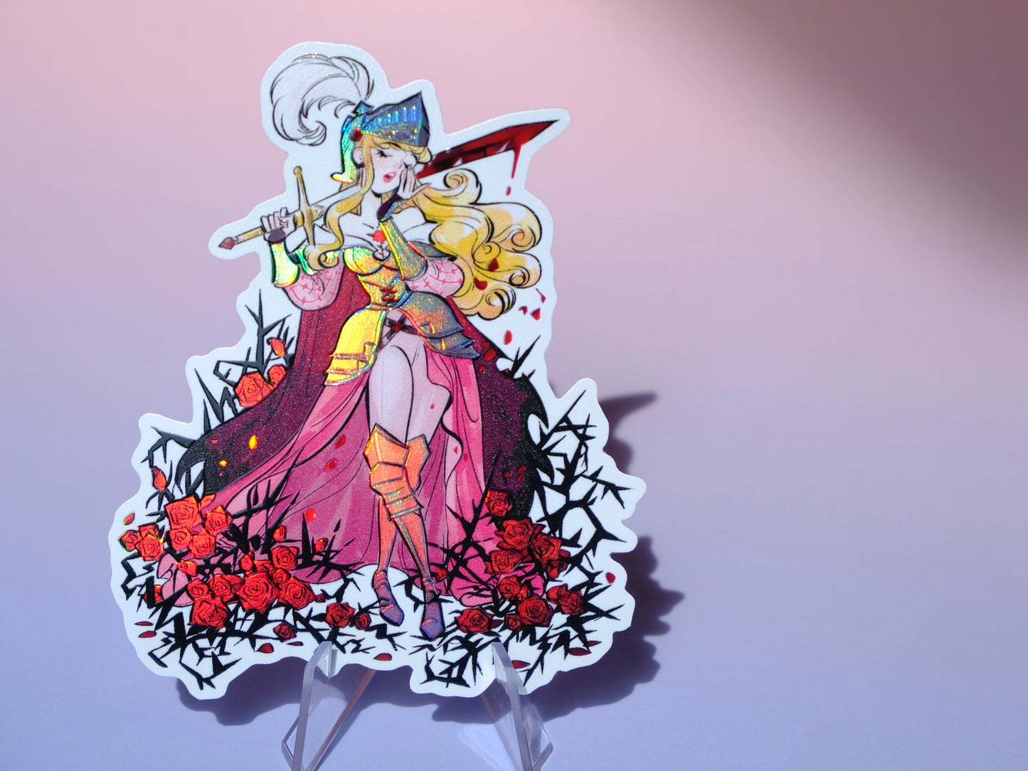 Bad Girls Club holographic sticker: Aurora