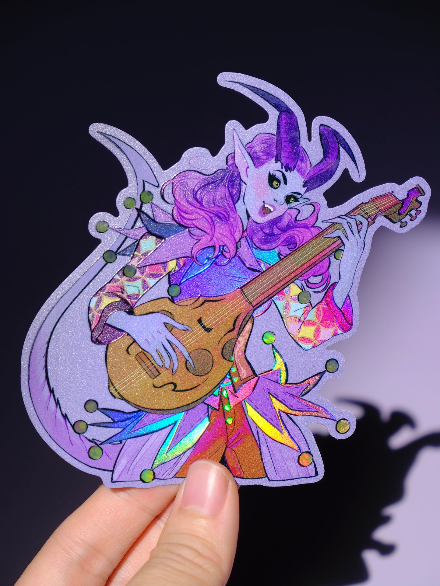 BG3 holographic sticker: Alfira