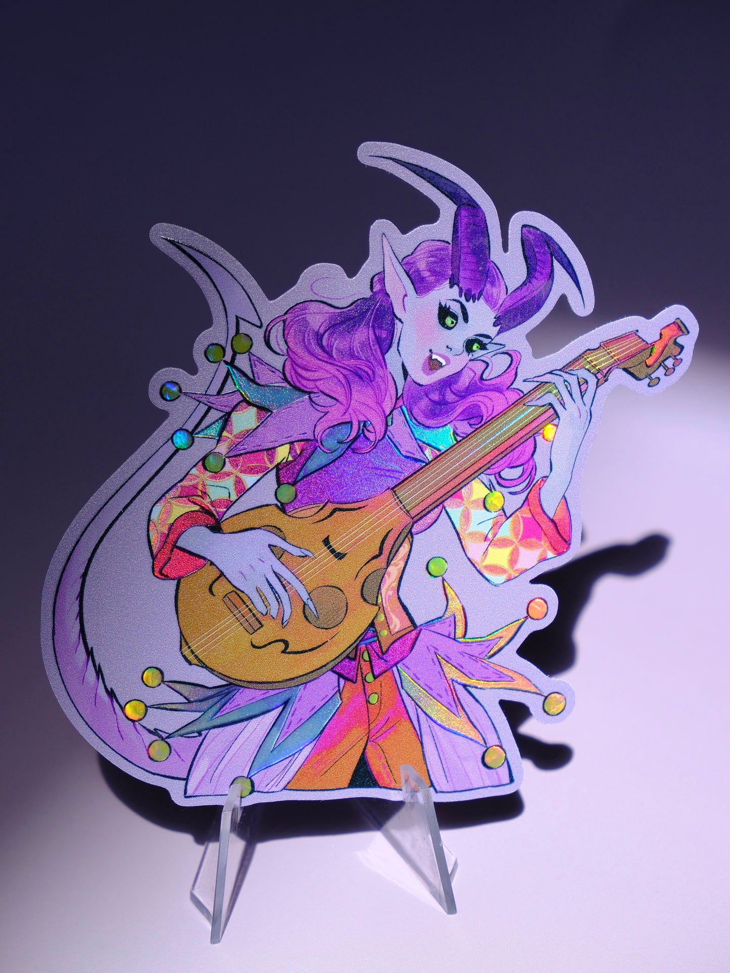 BG3 holographic sticker: Alfira