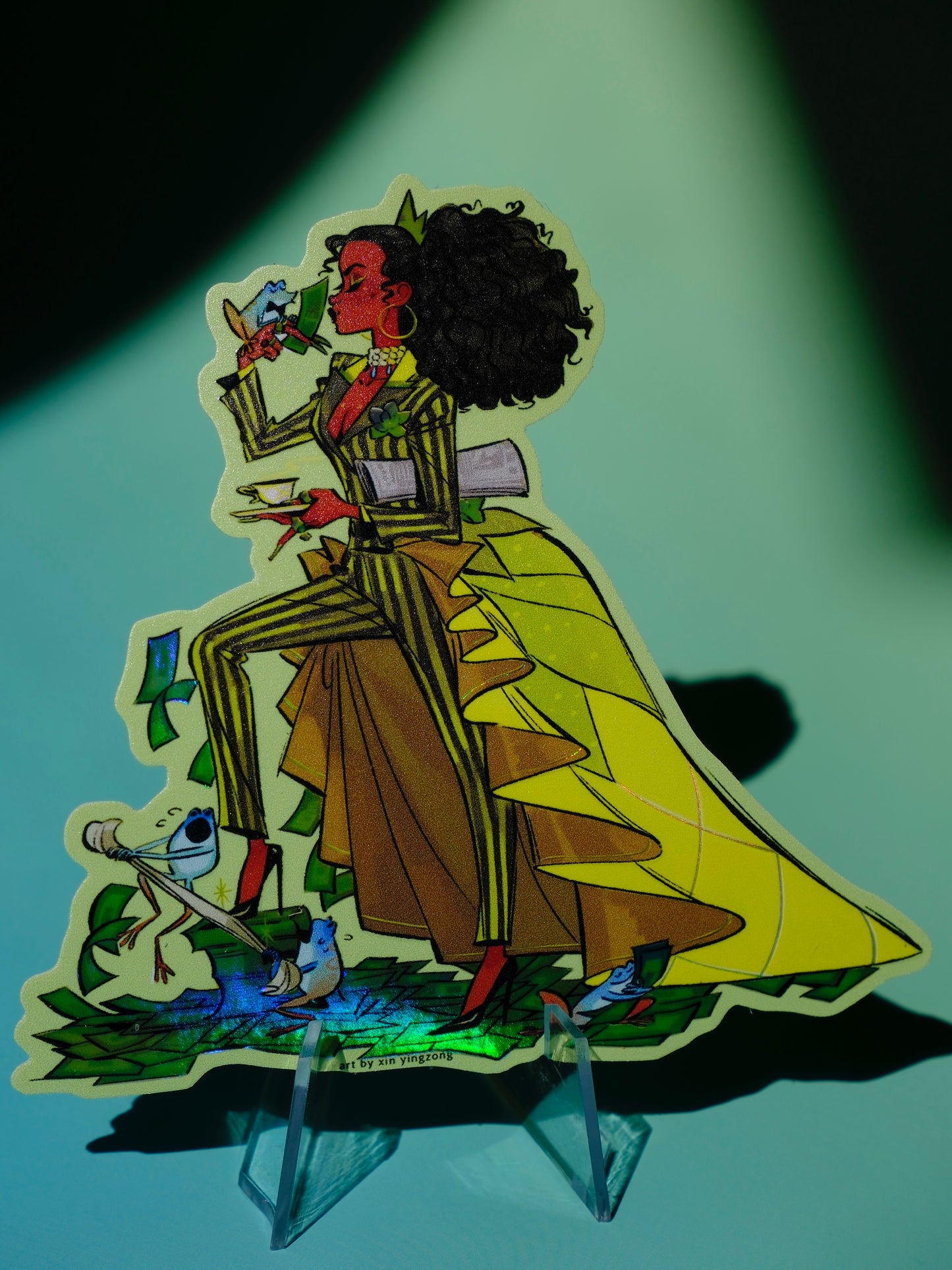 Bad Girls Club holographic sticker: Tiana