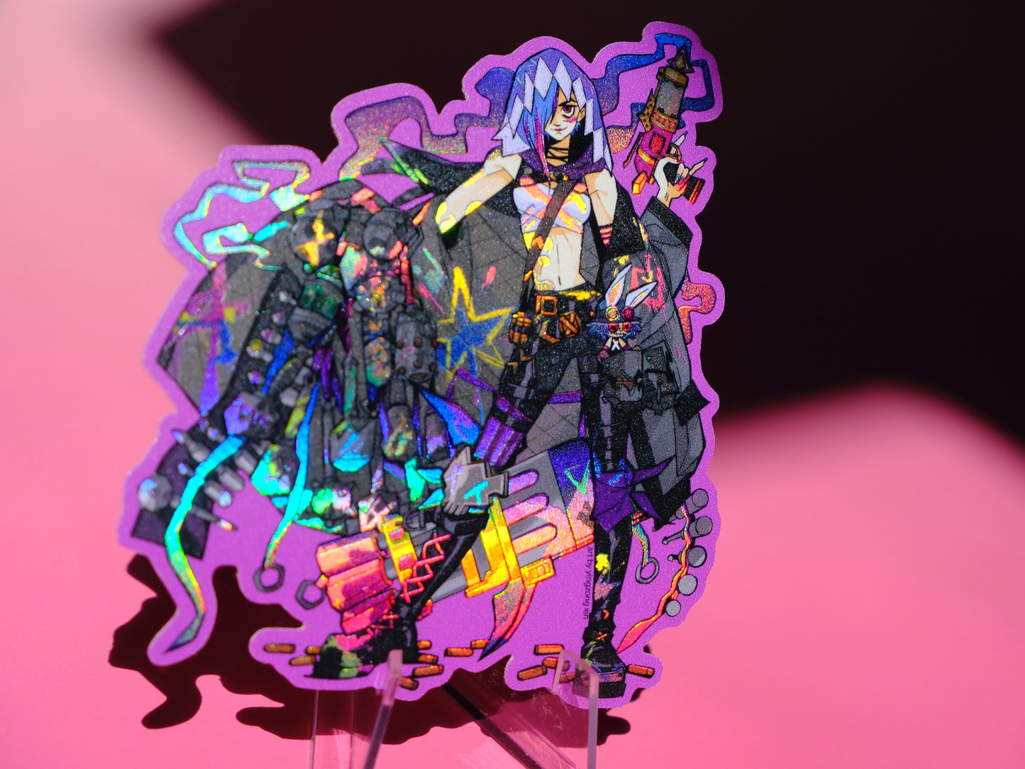 Arcane holographic sticker: Final Jinx