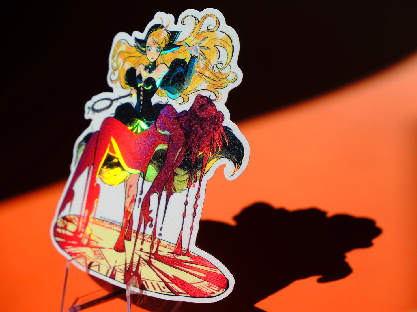 Dungeon Meshi holographic sticker: Marcille