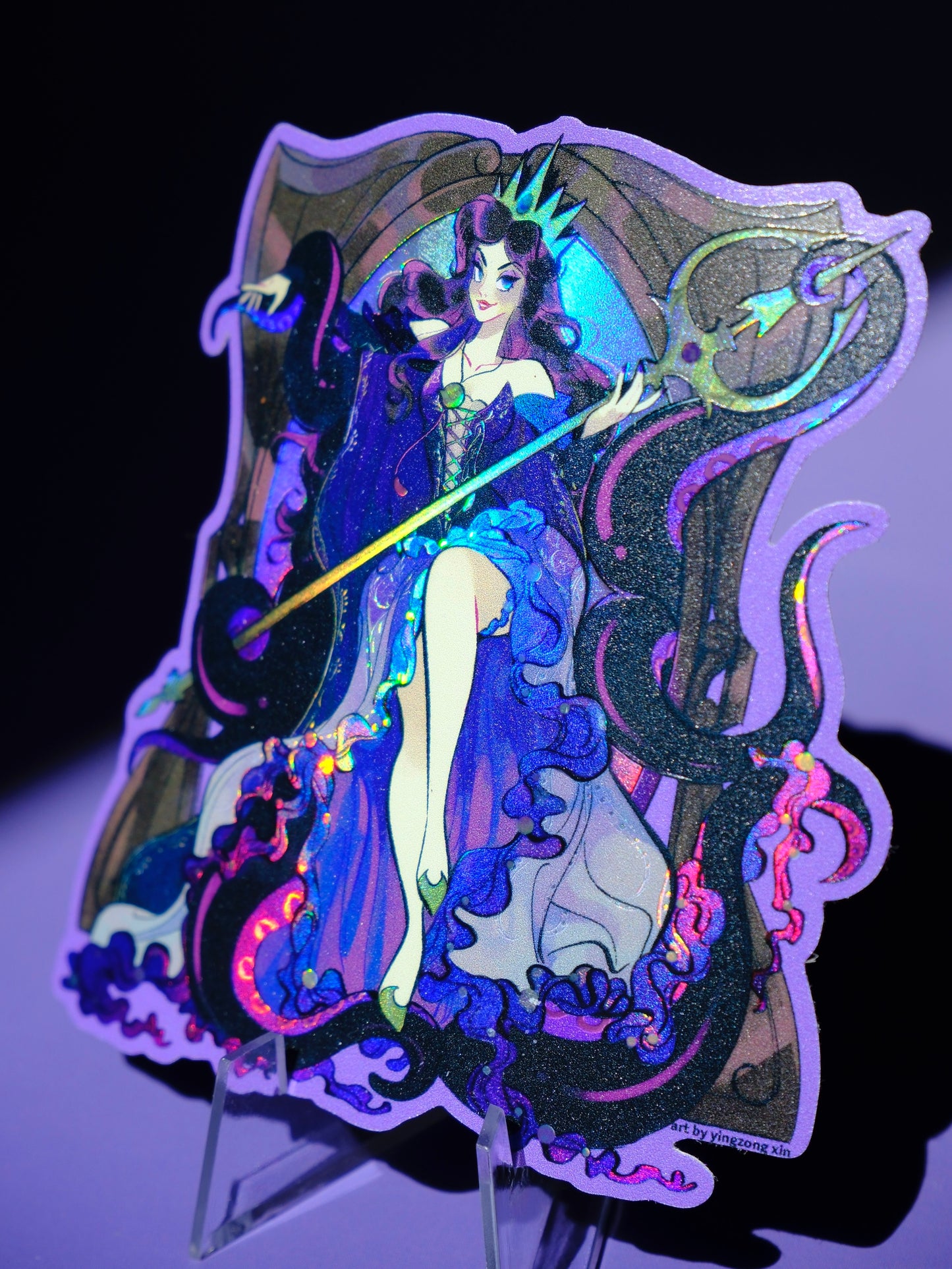 Bad Girls Club holographic sticker: Vanessa