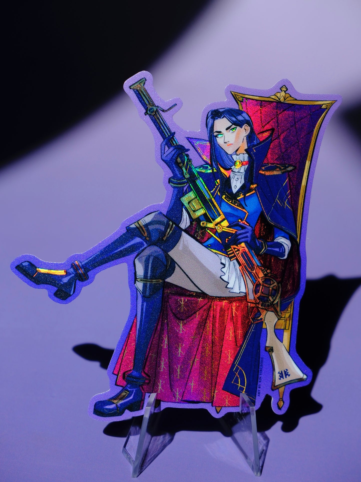 Arcane holographic sticker: Caitlyn
