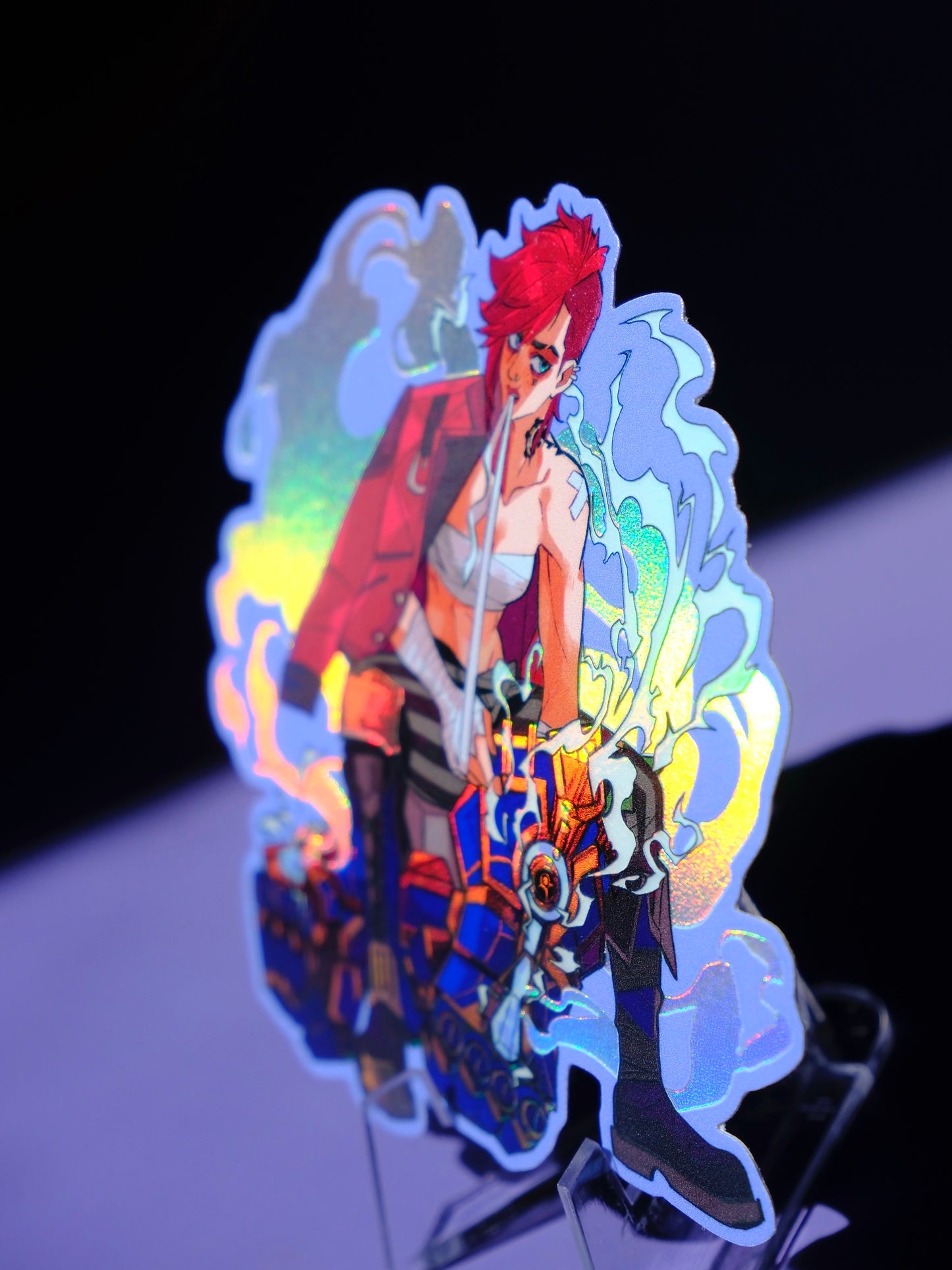 Arcane holographic sticker: Vi