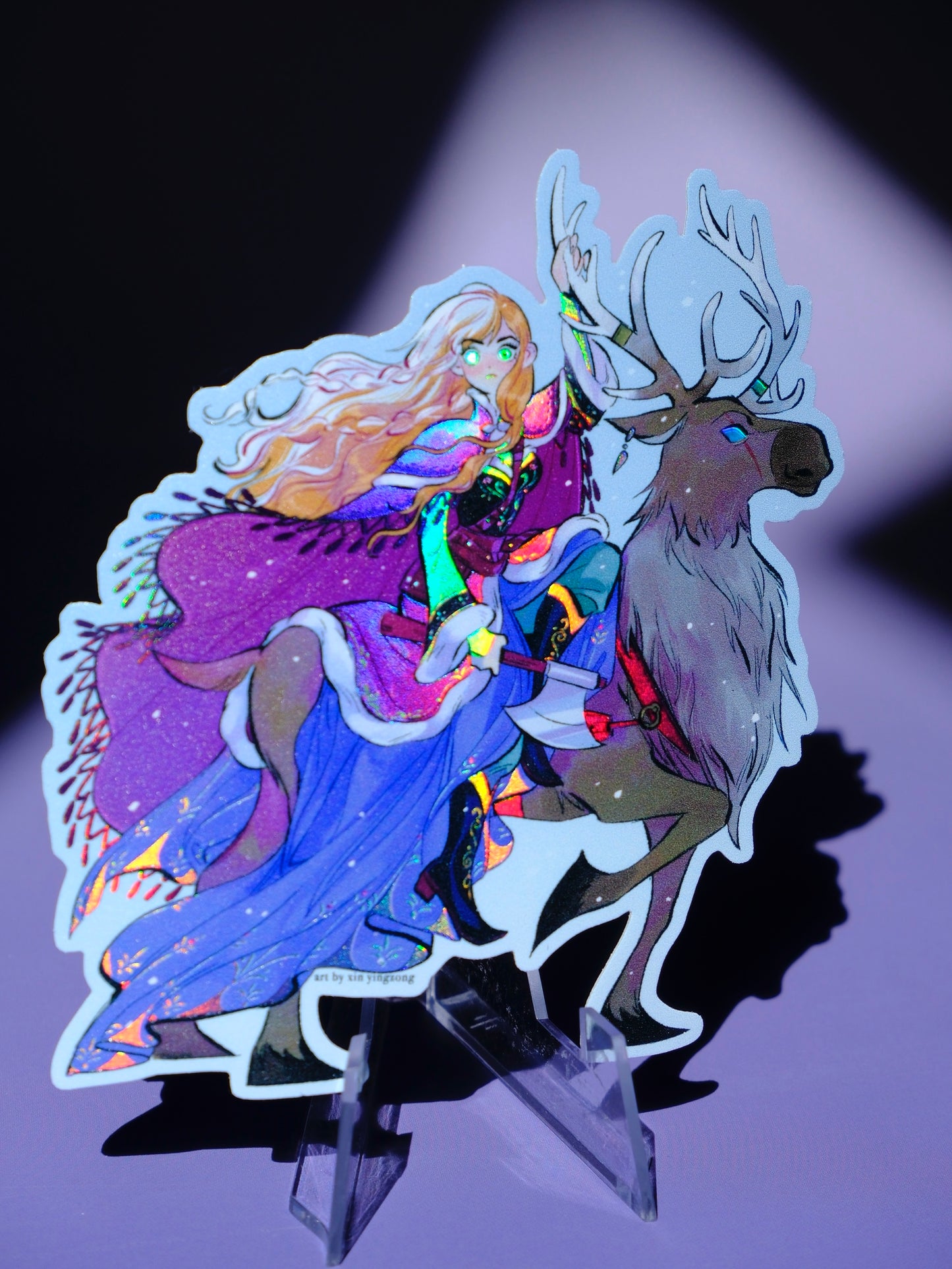 Bad Girls Club holographic sticker: Anna