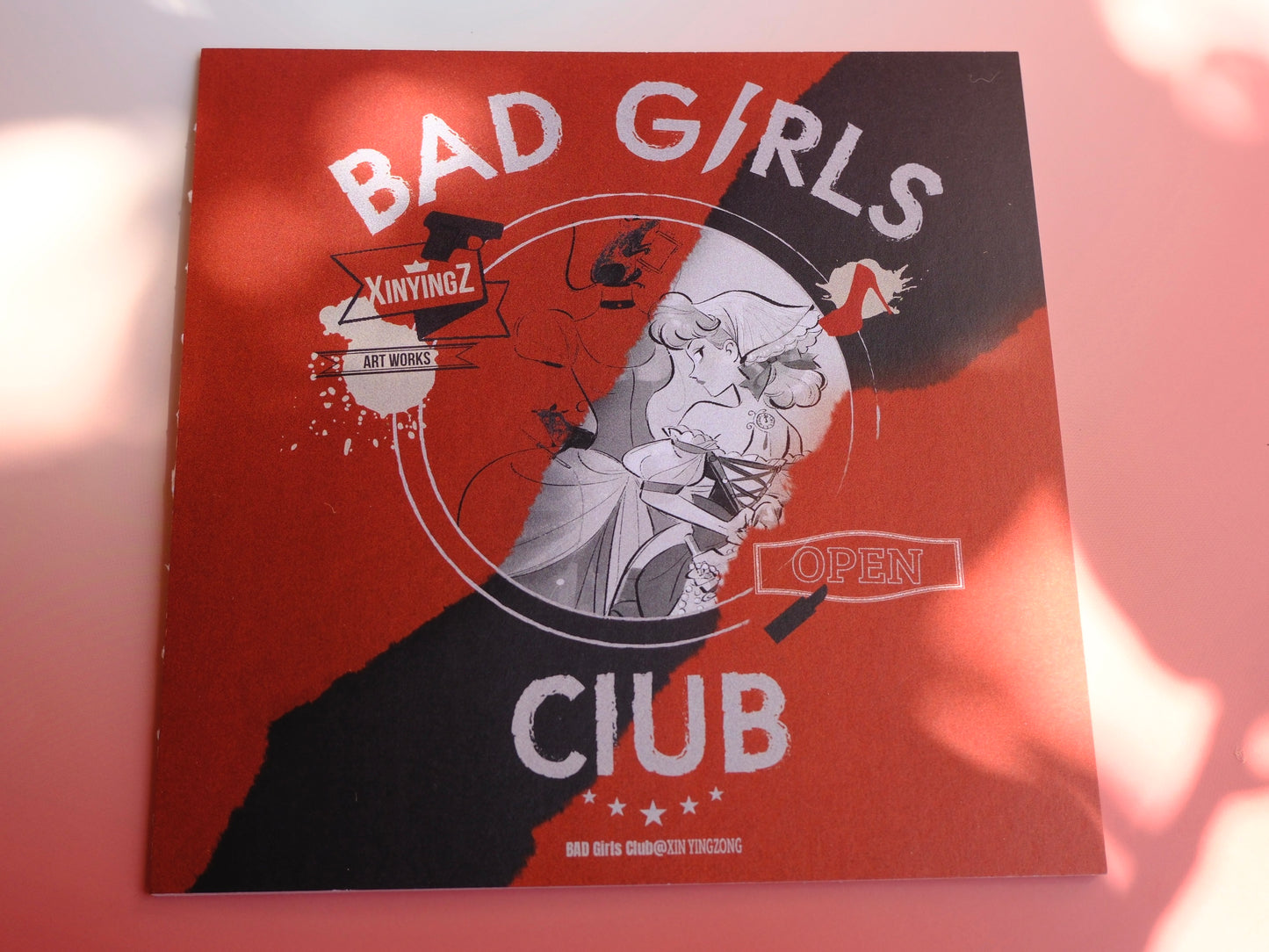 "BAD CIRLS CLUB" art book, 8 x 8", by Yingzong Xin