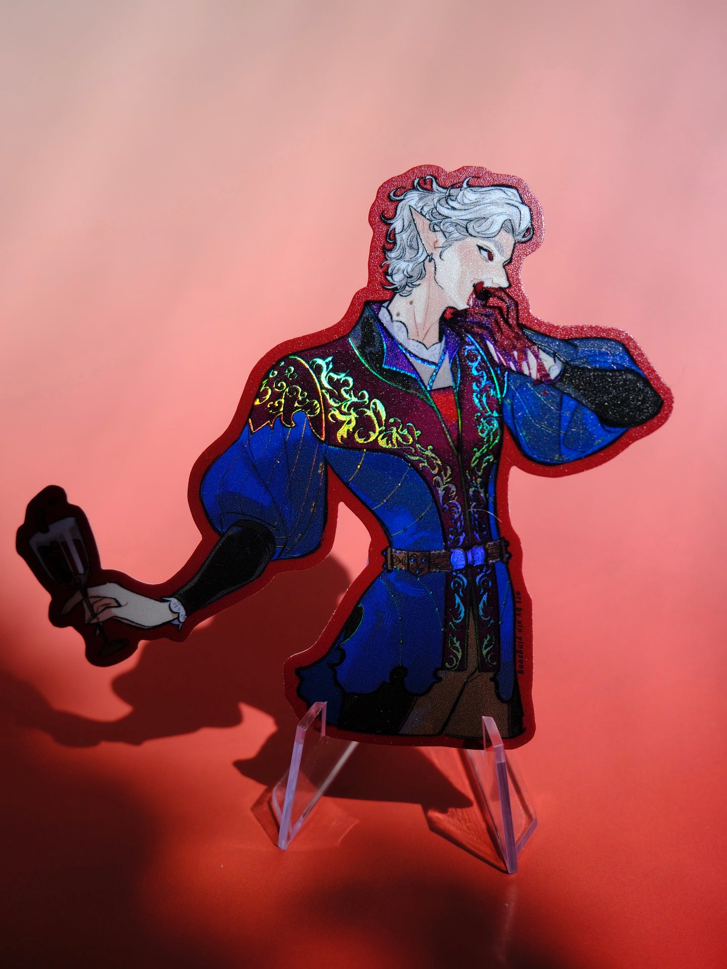 BG3 holographic sticker: Astarion 2