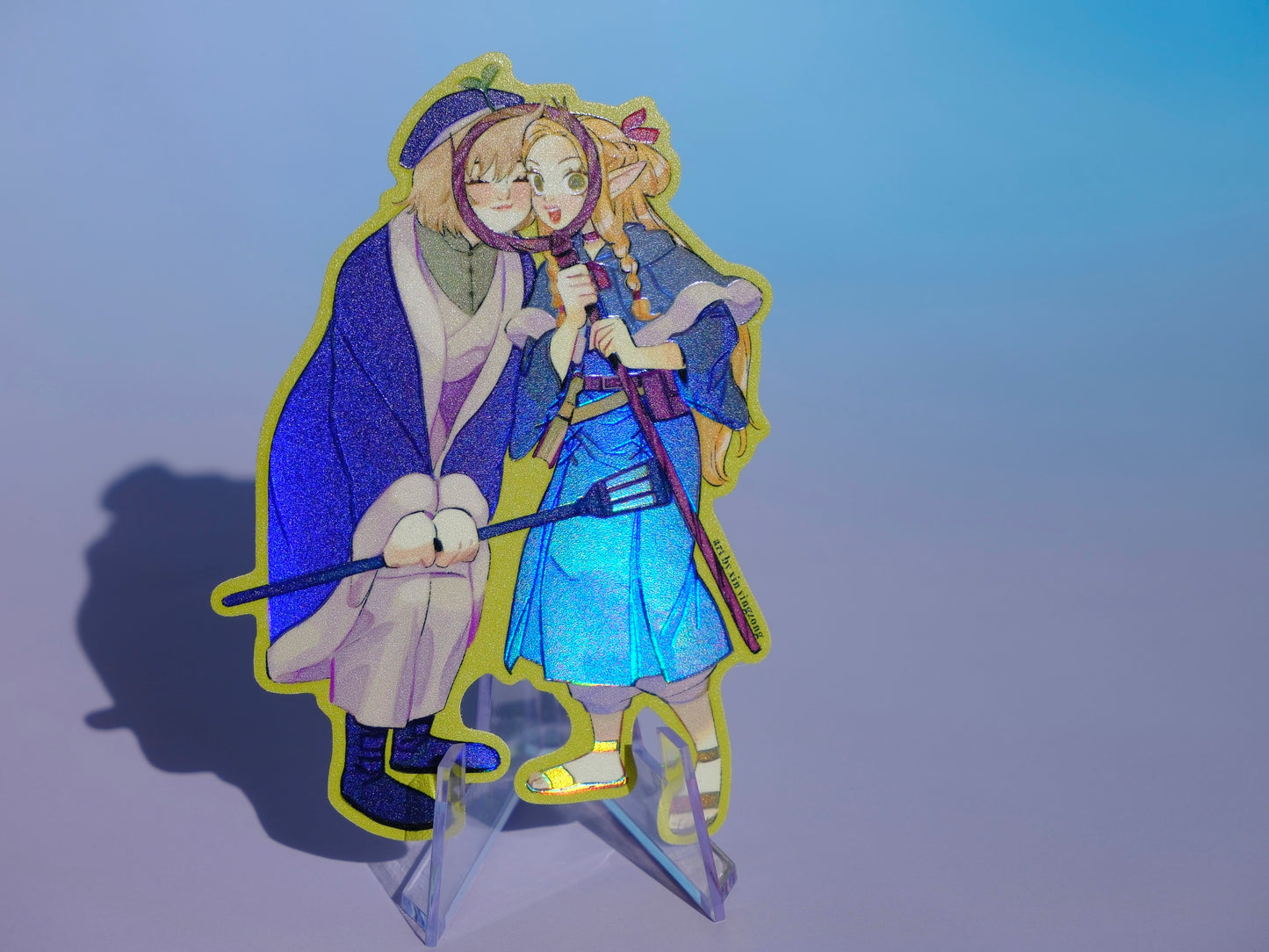 Dungeon Meshi holographic sticker: Farcille
