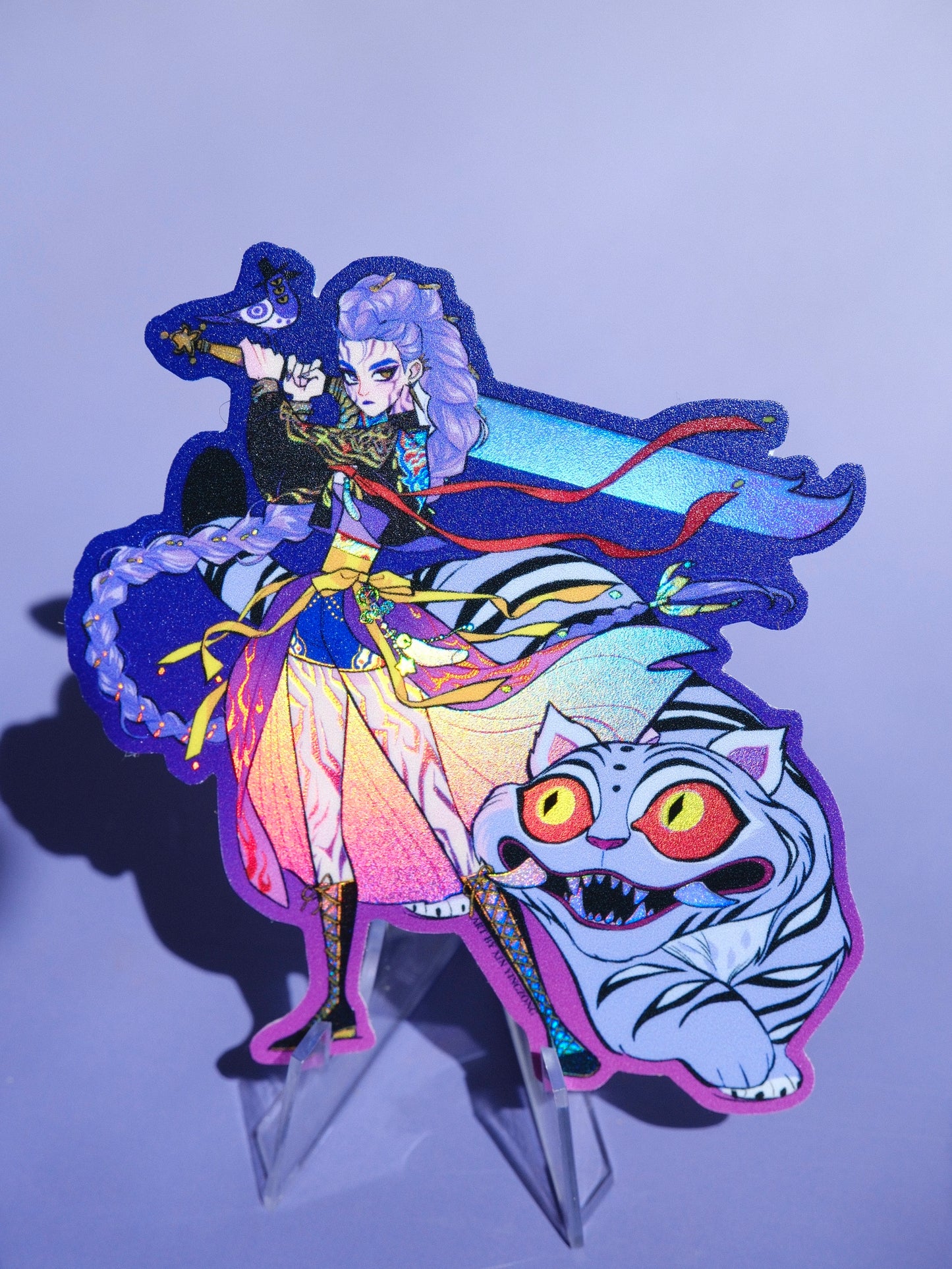 KPop Demon Hunters holographic sticker: Demon Rumi