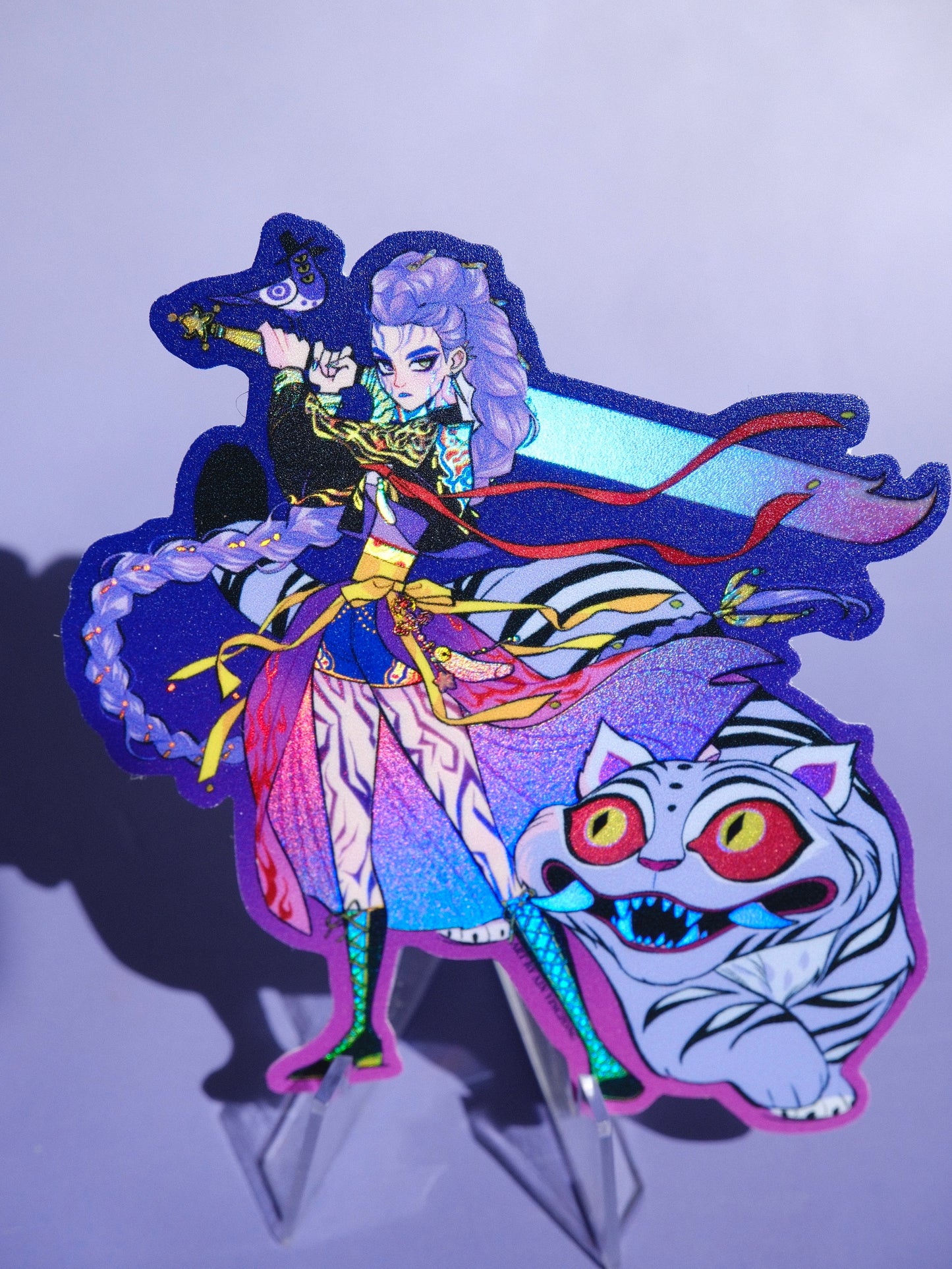 KPop Demon Hunters holographic sticker: Demon Rumi