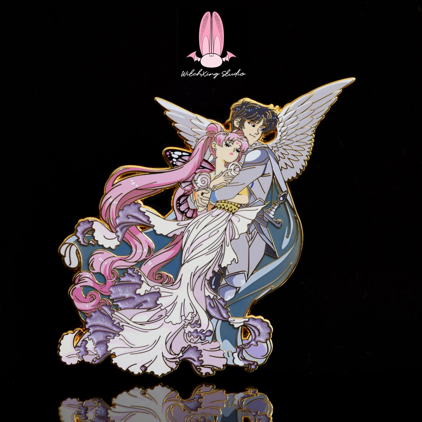 *SHOP DROP* Sailor Moon "Serena and Darien" enamel pin 2 variants