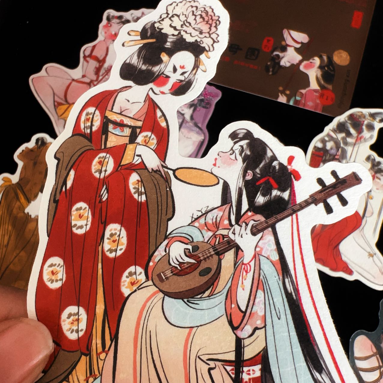 Hanfu girls sticker pack