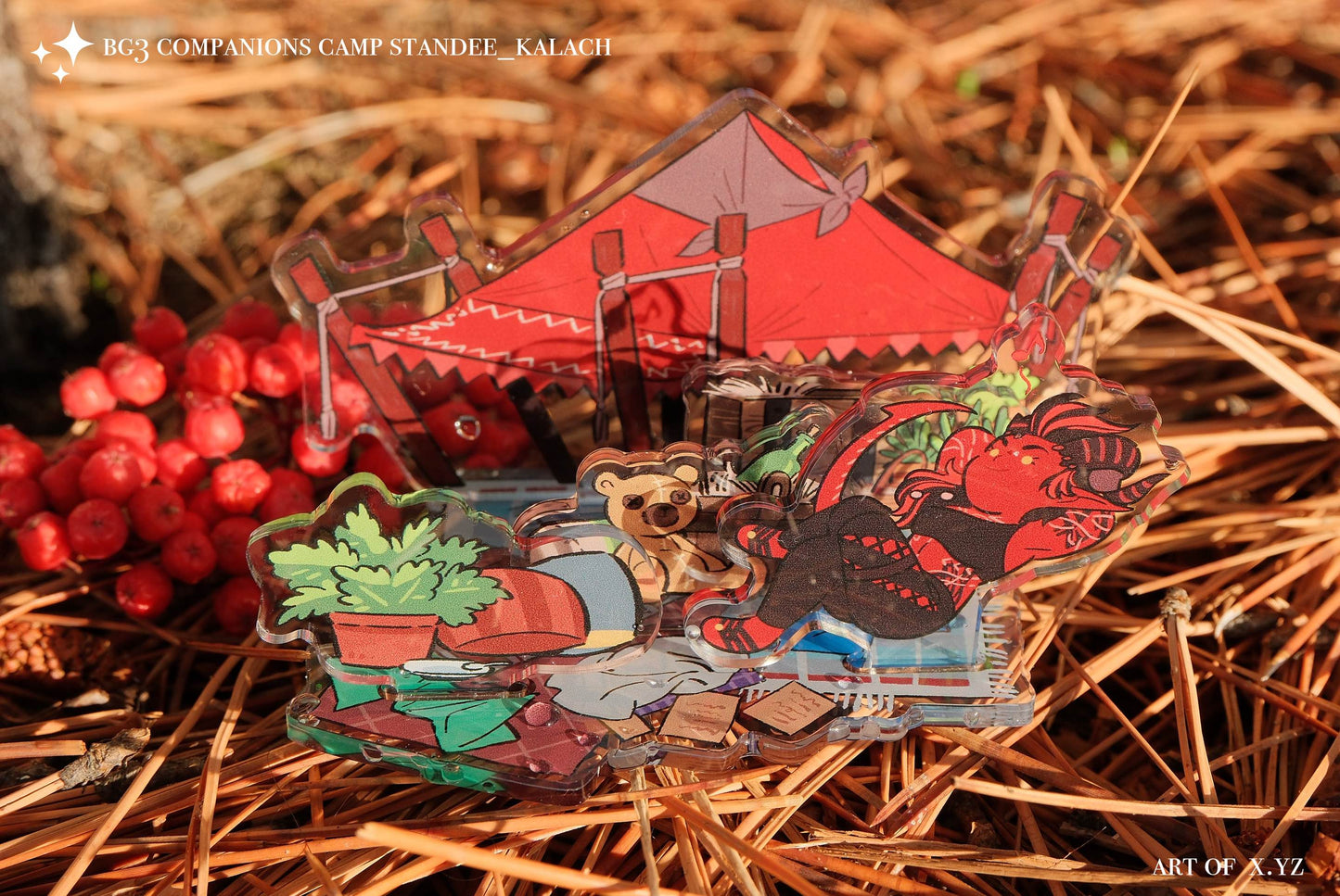 *Acrylic Standee* *Baldur's Gate 3 camp series* Karlach