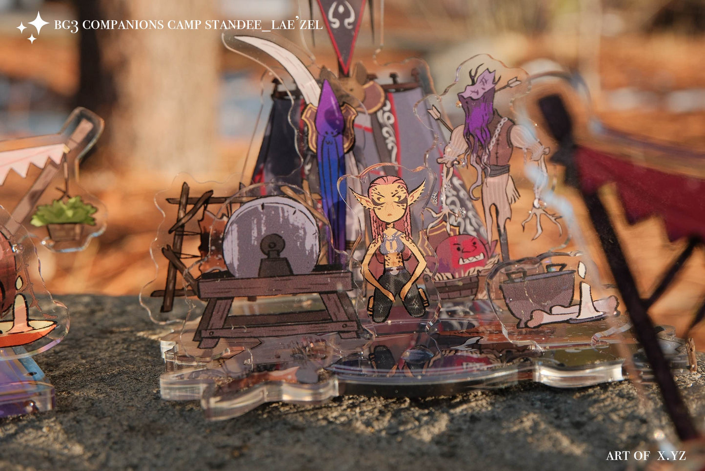 *Acrylic Standee* *Baldur's Gate 3 camp series* Lae'zel