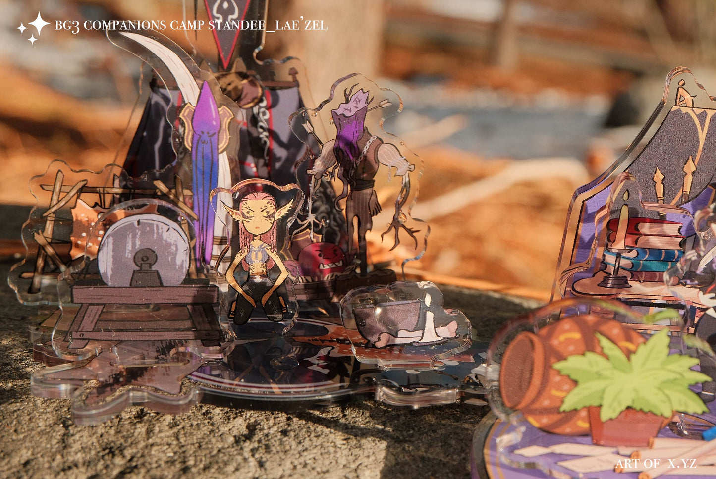 *Acrylic Standee* *Baldur's Gate 3 camp series* Lae'zel