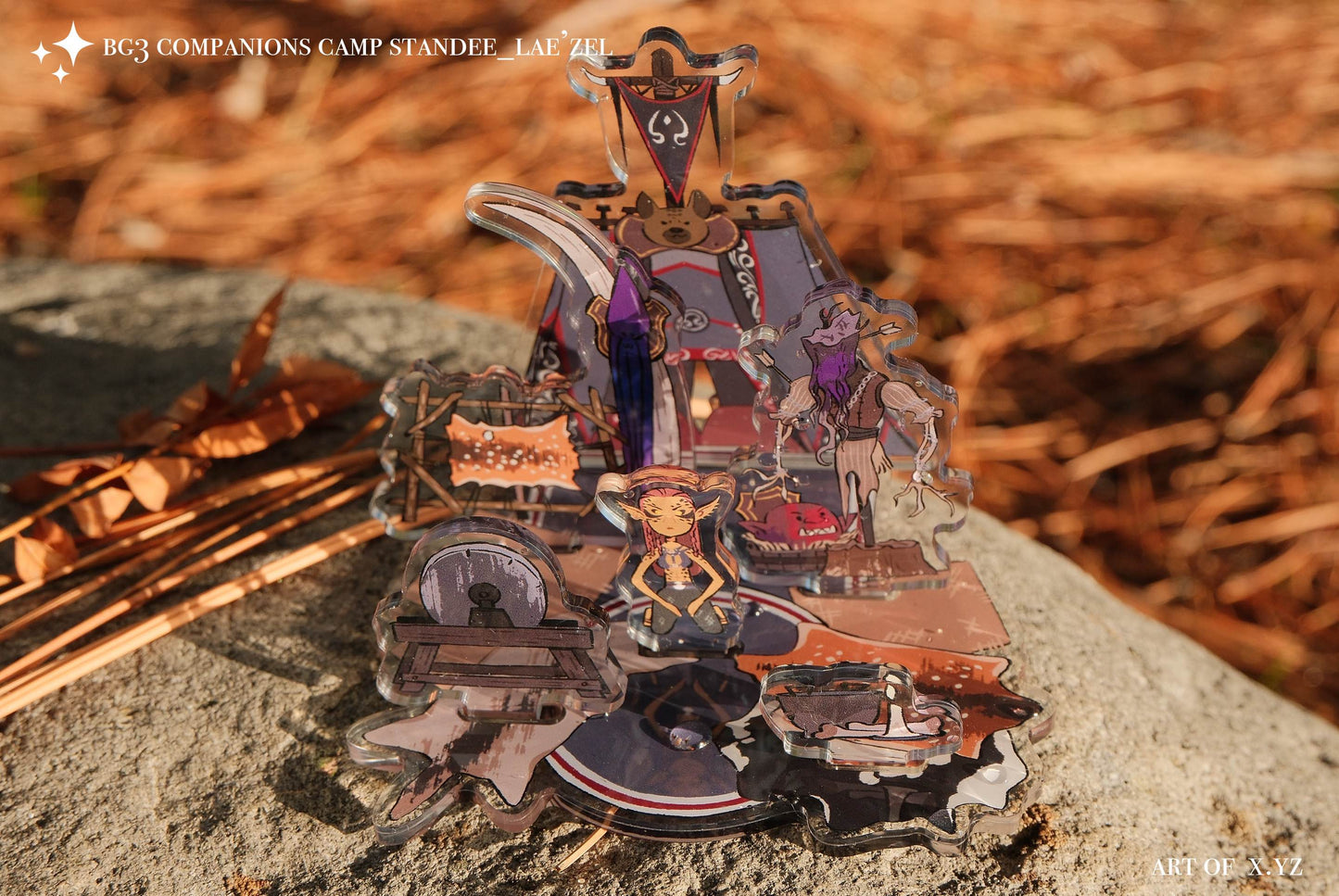 *Acrylic Standee* *Baldur's Gate 3 camp series* Lae'zel