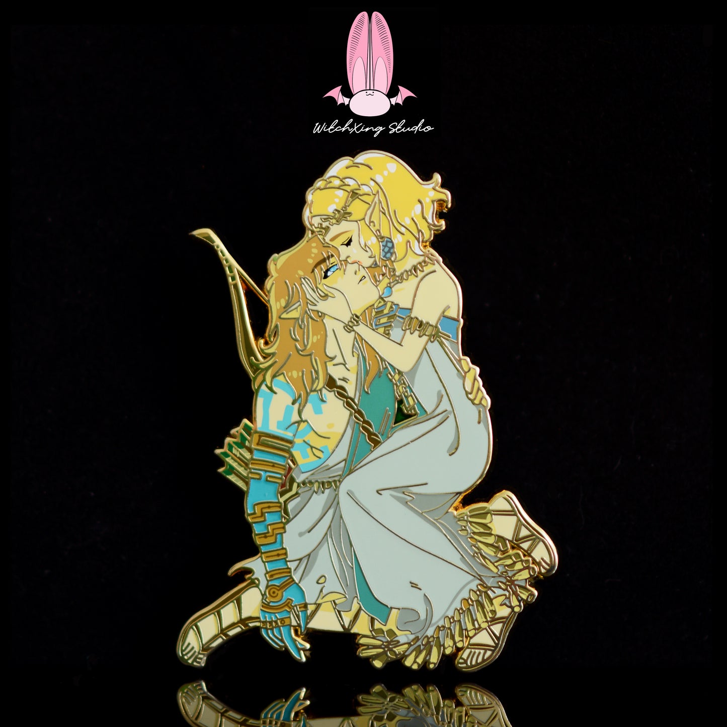 *SHOP DROP* tloz: totk Link and Zelda enamel pin 2 variants