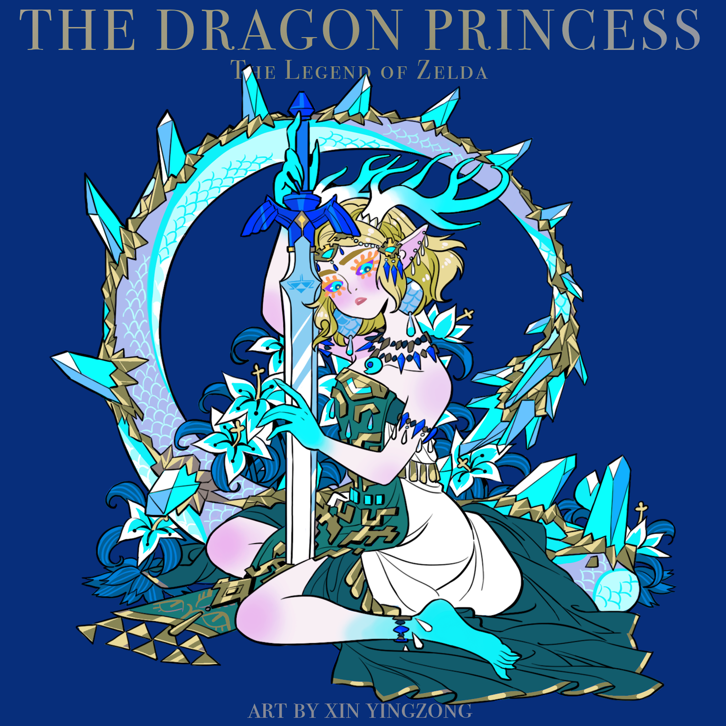 *PRE-SALE* Bad Girls Club "the Dragon Princess" tloz: totk enamel pin
