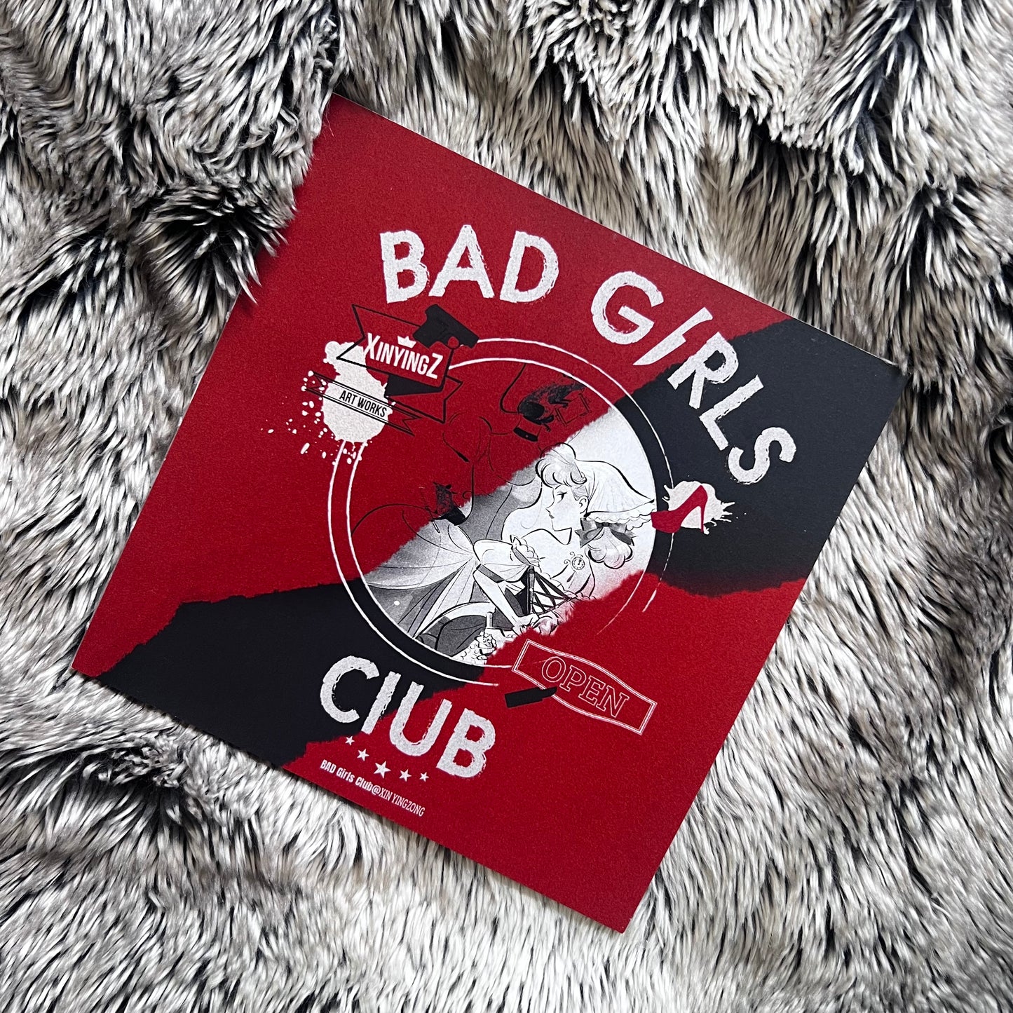 "BAD CIRLS CLUB" art book, 8 x 8", by Yingzong Xin