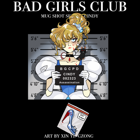 *PRE-SALE* Bad Girl Club "Mug shot series - Cindy" enamel pin
