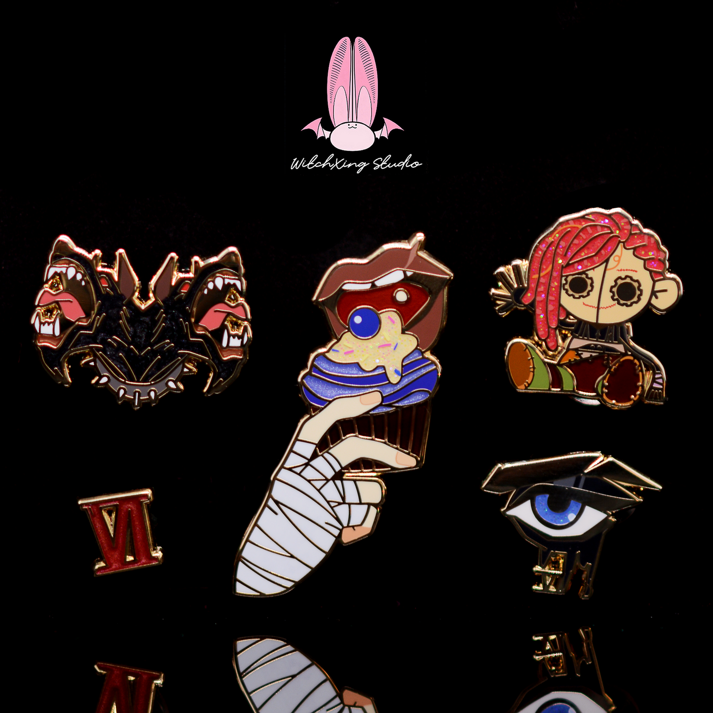 *SHOP DROP* Bad Girls Club "Vi" enamel pin 2 variants + filler set