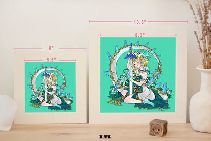 Bad Girls Club - Dragon Zelda art print