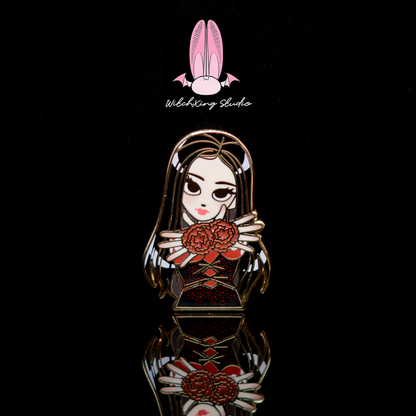 *SHOP DROP* Pop Singer Series "Black Pink" enamel pin