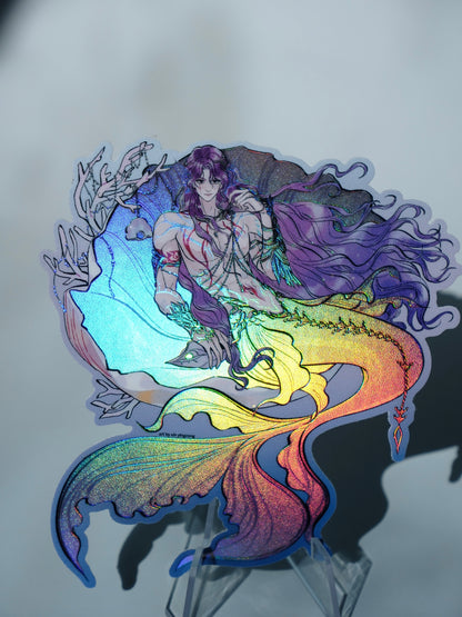 LADS holographic sticker: Sea God Rafayel