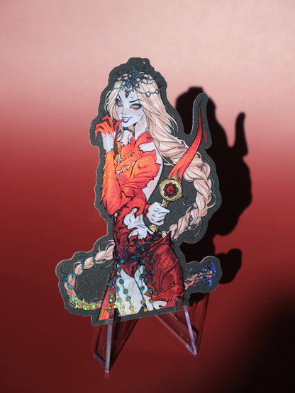 BG3 holographic sticker: Orin the Red