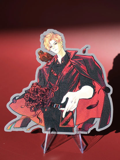 LADS holographic sticker: Black Card Sylus