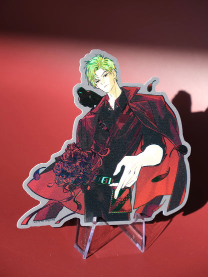 LADS holographic sticker: Black Card Sylus