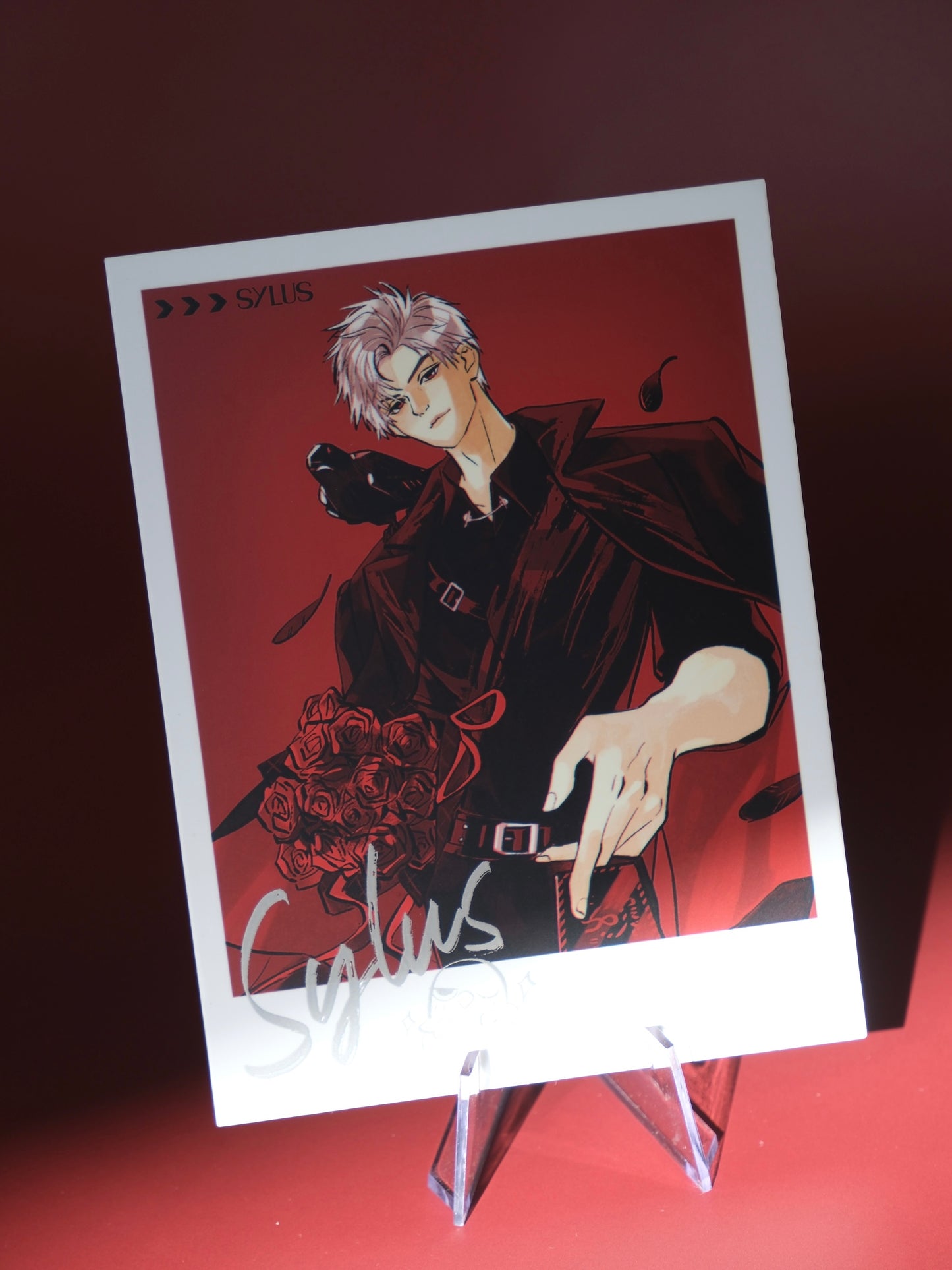 LADS polaroid photocard - Black Card Sylus