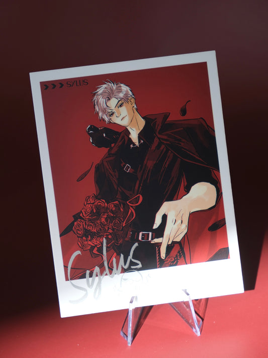 LADS polaroid photocard - Black Card Sylus