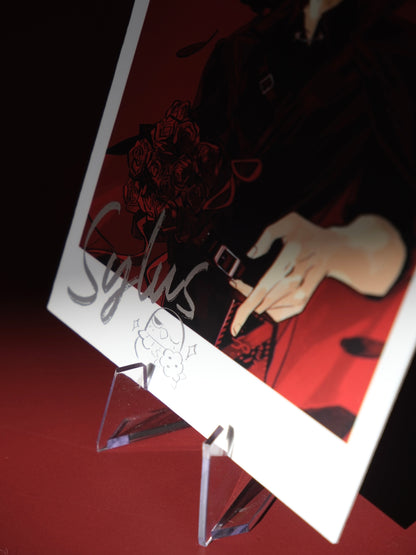 LADS polaroid photocard - Black Card Sylus