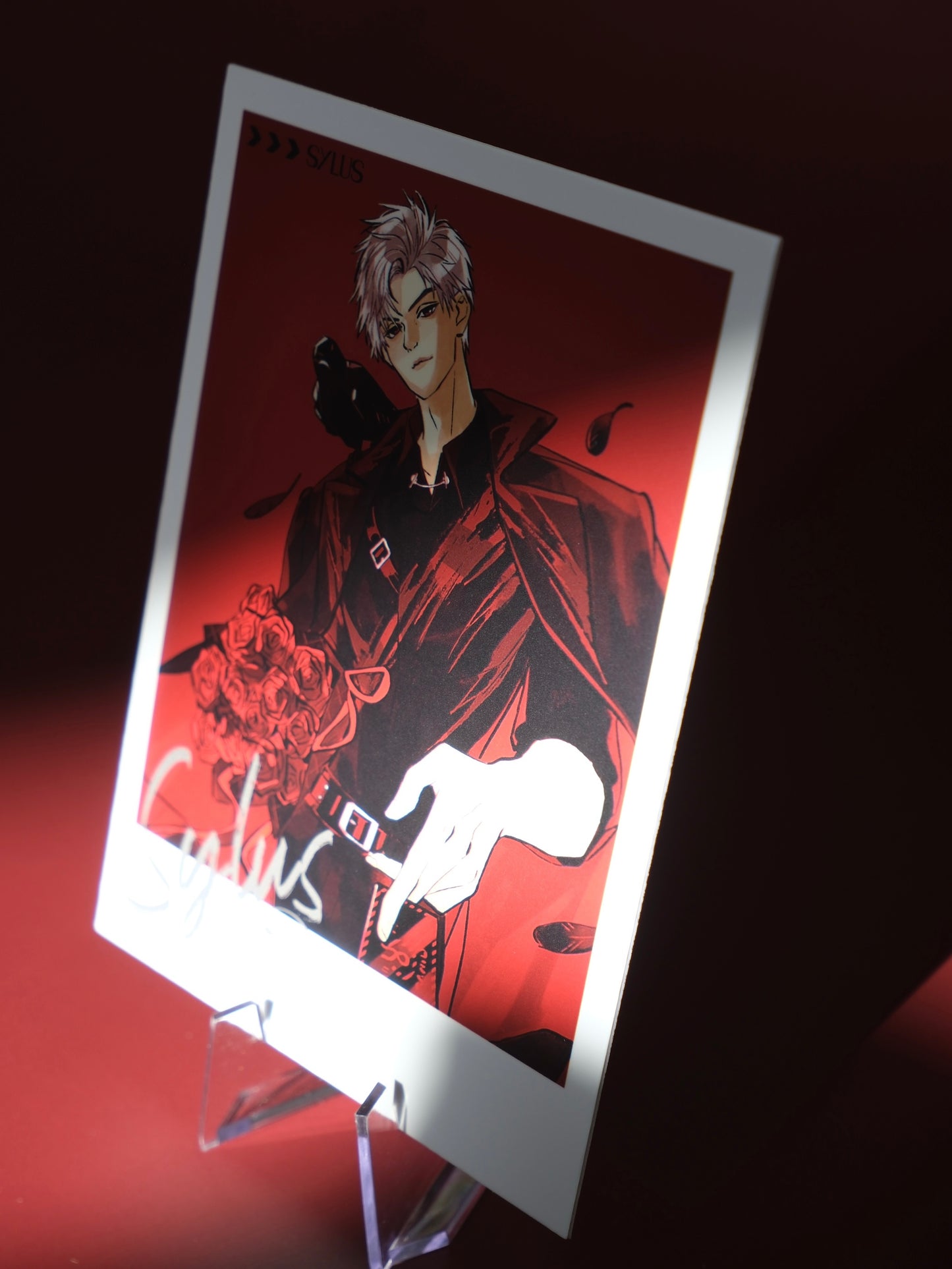 LADS polaroid photocard - Black Card Sylus