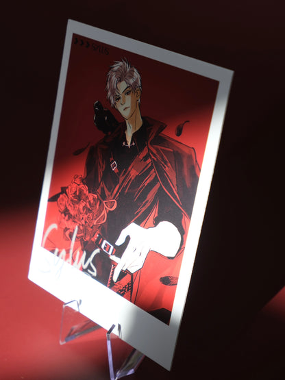 LADS polaroid photocard - Black Card Sylus