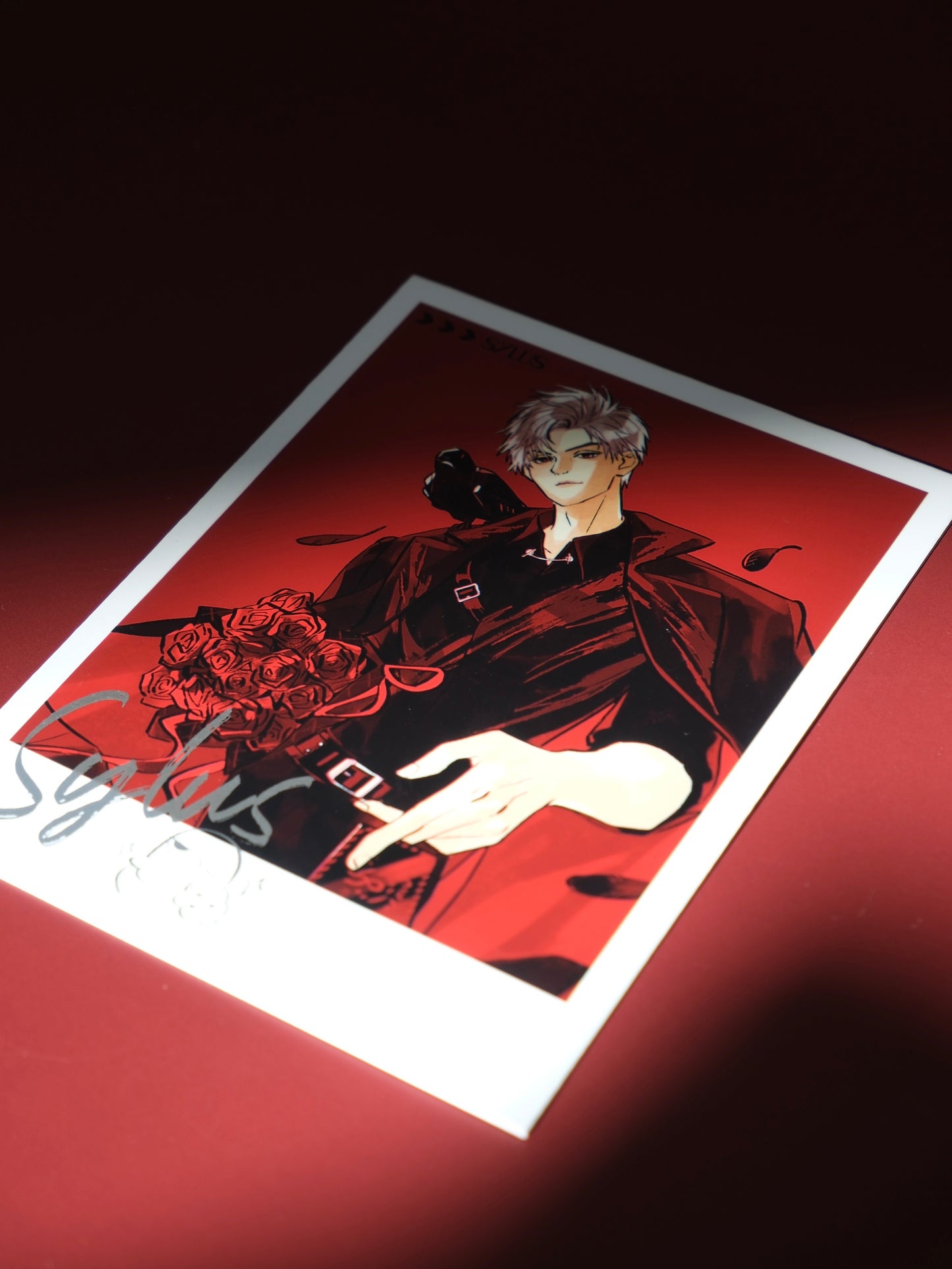 LADS polaroid photocard - Black Card Sylus