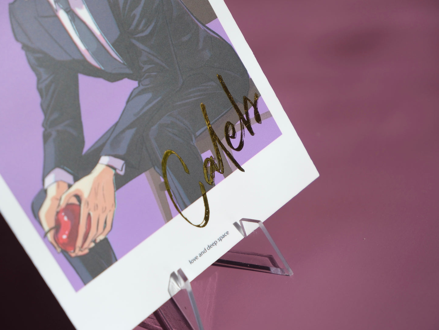 LADS polaroid photocard - Black Tie Caleb