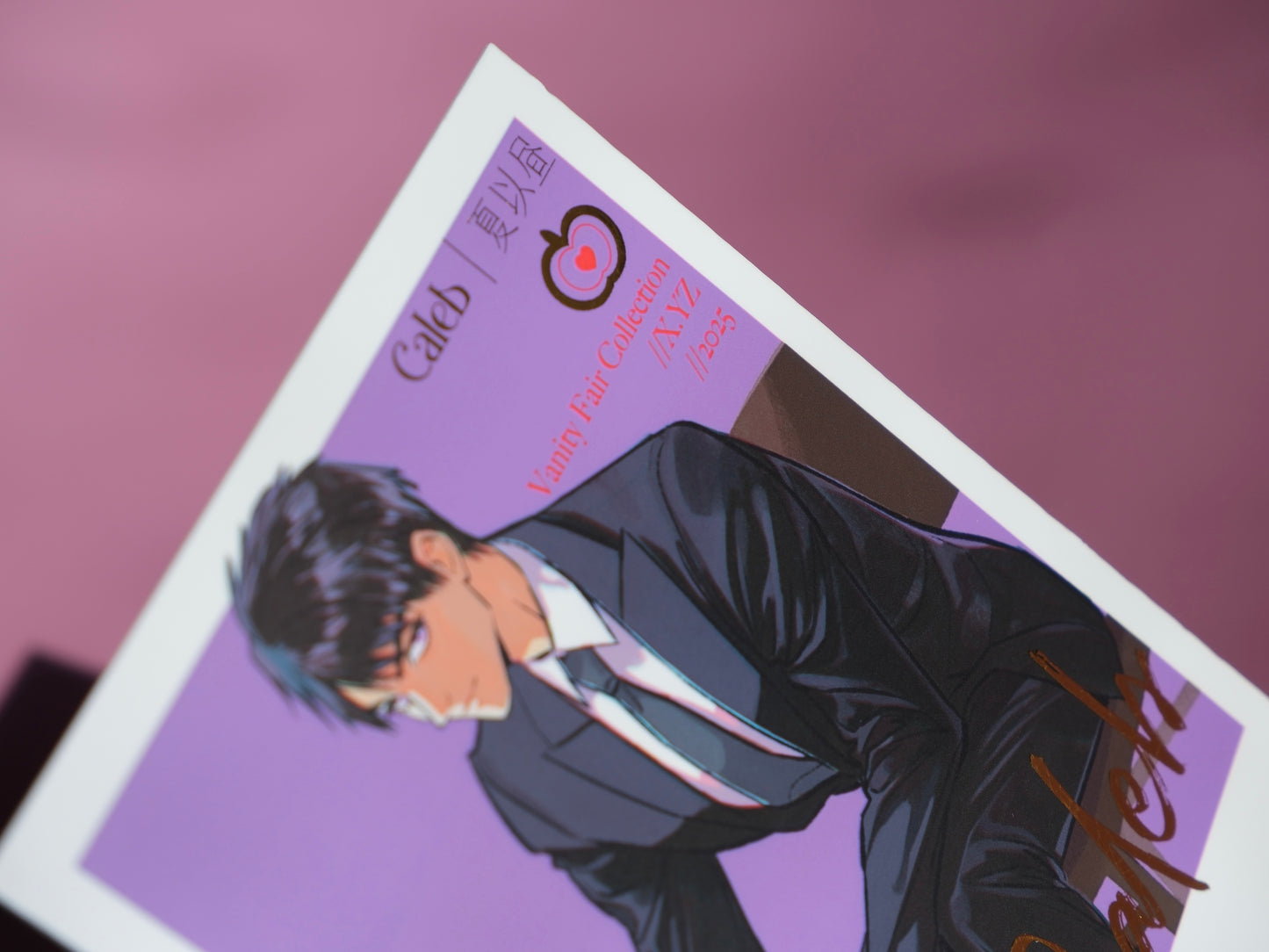 LADS polaroid photocard - Black Tie Caleb