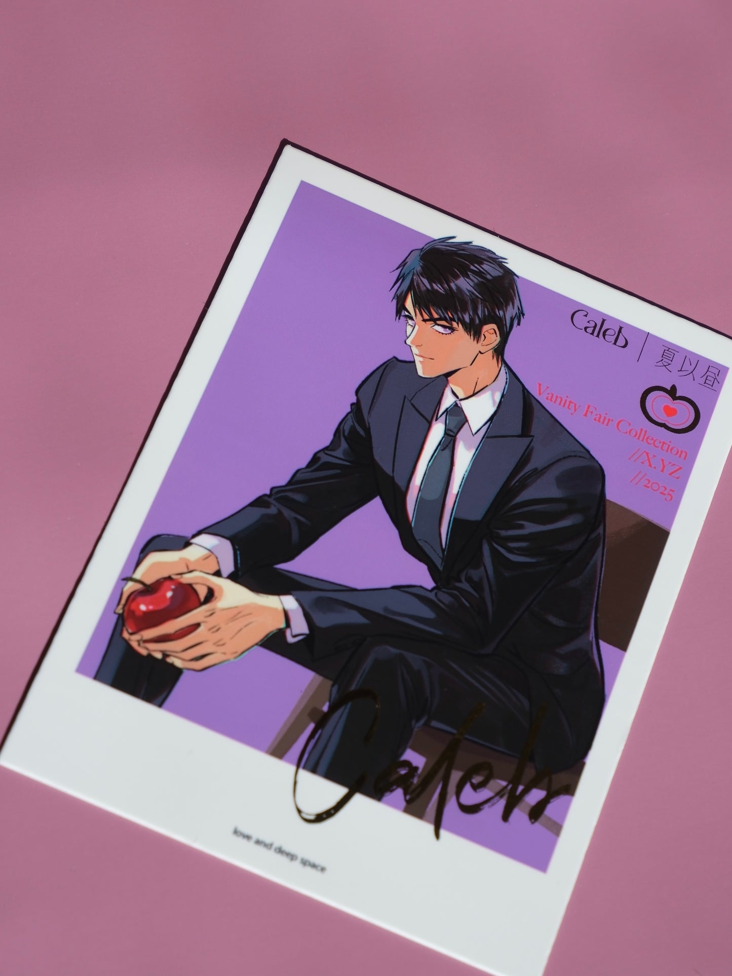 LADS polaroid photocard - Black Tie Caleb