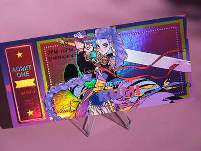 Ticket print - Kpop Demon Hunters Rumi
